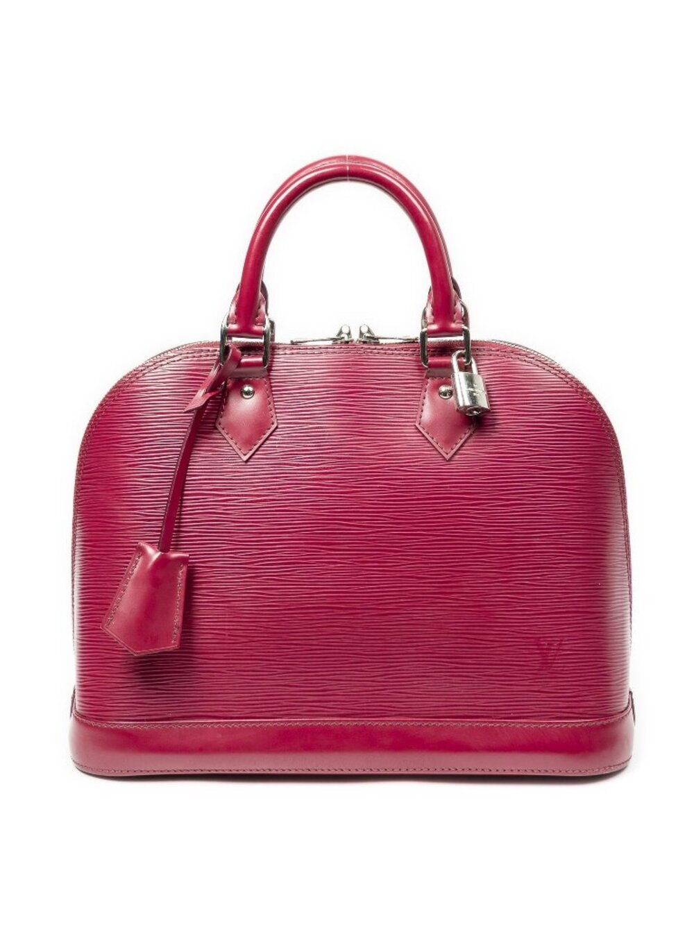 Louis Vuitton Alma Fuchsia Epi Handbag